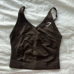 Gymshark Brown Sports bra/ top